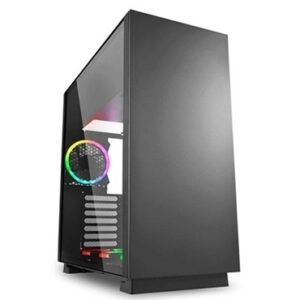 Kućište SHARKOON gaming, PURE STEEL RGB ATX, Black