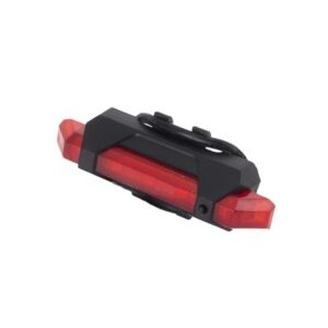 LED lampa za biciklo zadnja, ESPERANZA, USB punjiva, bljeskalica EOT014