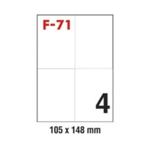 NALJEPNICA TTO 105X148 100/1,TTO105148