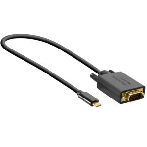 USB adapter kabl Type-C to VGA, SPEEDLINK USB-C to VGA cable, 1,8m HQ, SL-180029-BK