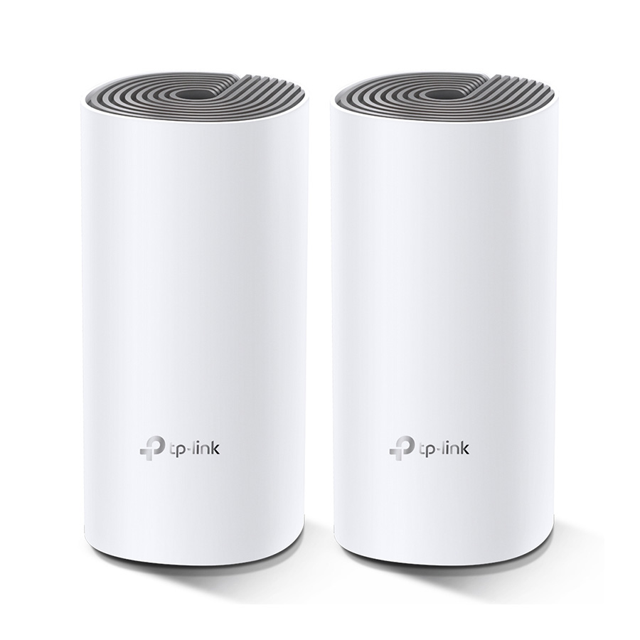 Access Point TP-Link AC1200 Whole-Home Mesh Wi-Fi System, 300Mbps at 2.4GHz, 2 10/100Mbps Ports, 2 internal antennas,MU-MIMO, DECO-E4(2-PACK)
