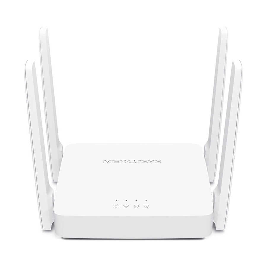 MERCUSYS AC10 AC1200 Wireless Dual Band Router 802.11ac standard, AC10 delivers blazing-fast Wi-Fi speeds up to 1200 Mbps 300 Mbps (2.4 GHz) for inte