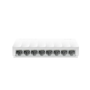 SWITCH 8 portni LS1008 TP-Link LiteWave 8-Port 10/100Mbps Desktop Switch, 8 10/100Mbps RJ45 Ports, Desktop Plastic Case, Green Ethernet technology