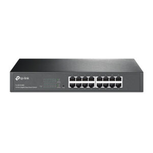 SWITCH TP- LINK TL-SG1016DE 16-Port Gigabit Easy Smart Switch, 16 10/100/1000Mbps RJ45 ports, MTU/Port/Tag-based VLAN, QoS, IGMP Snooping, 1U 13-inch