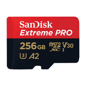 Micro SD SanDisk SDXC 256GB Extreme Pro - 200MB/s A2 C10 V30 SDSQXCD-256G-GN6MA