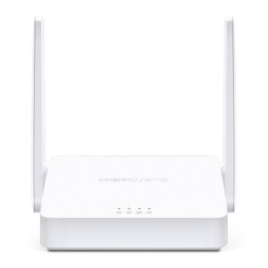 ROUTER Mercusys	MW302R 300Mbps Multi-Mode Wireless N Router, 2× Fixed External Antennas, 2× 10/100 Mbps LAN Ports, 1× 10/100 Mbps WAN Port,