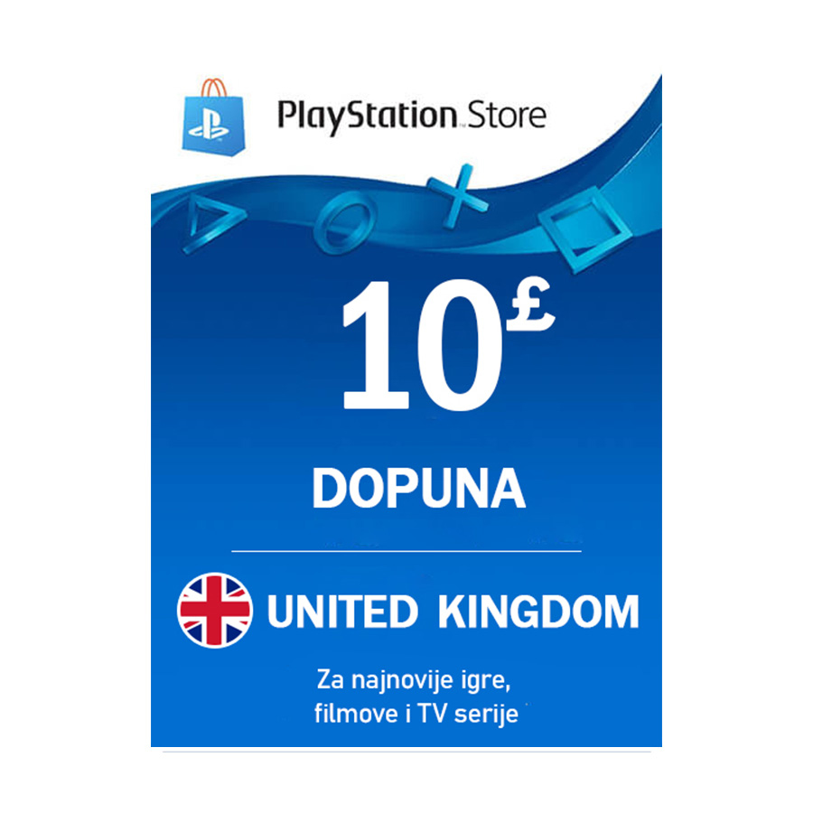 Playstation Network - United Kingdom 10L