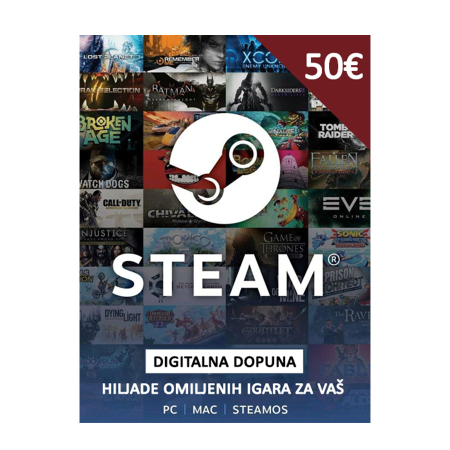 Steam gift card 50€ - Global