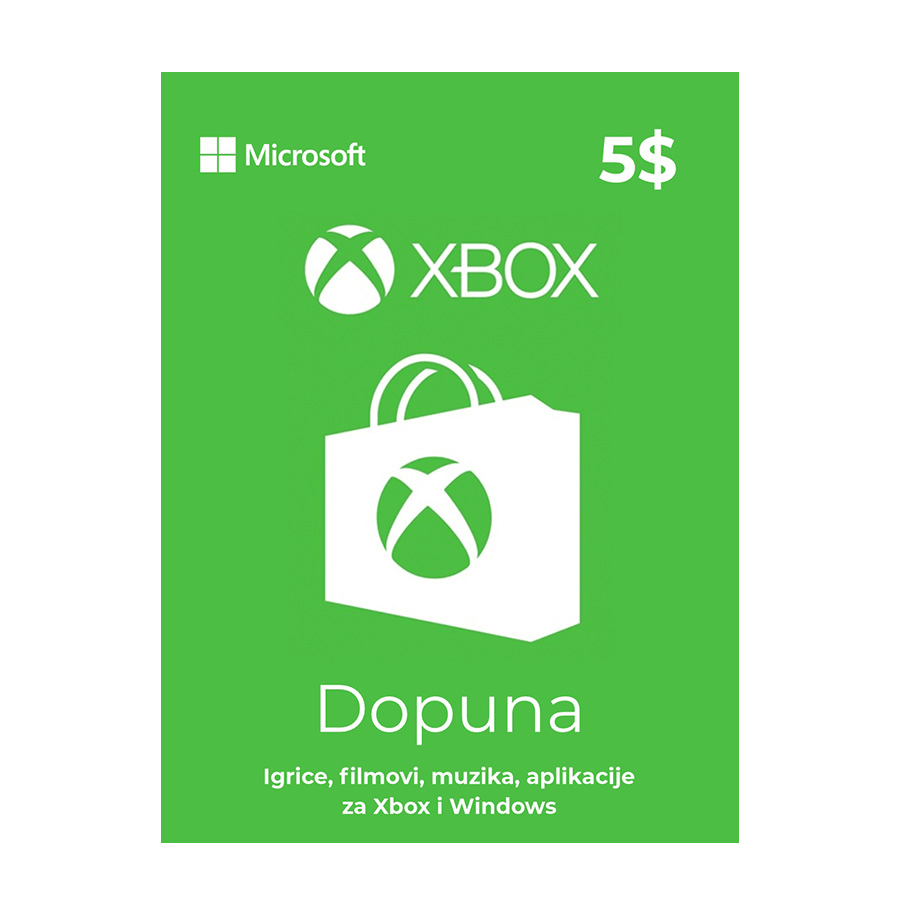 XBOX gift card 5$ - United States