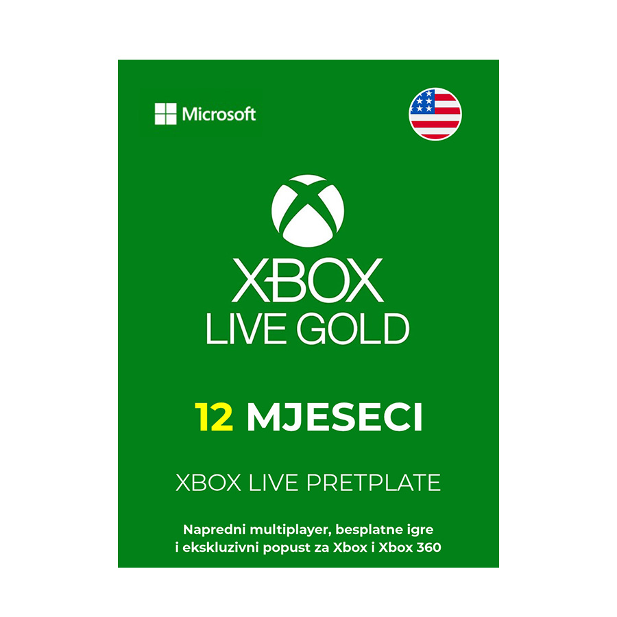 XBOX Live 12 Months - United States