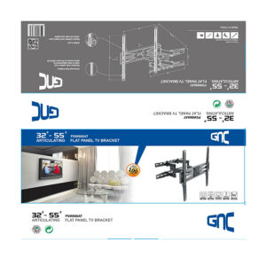 Zidni nosač GNC PSW866AT 32"-55" 400x400 full motion max 30kg