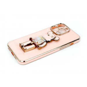 ZAŠTITNA MASKA TPU FRONDY BEAR IPHON 14 PRO MAX ROSE-GOLD