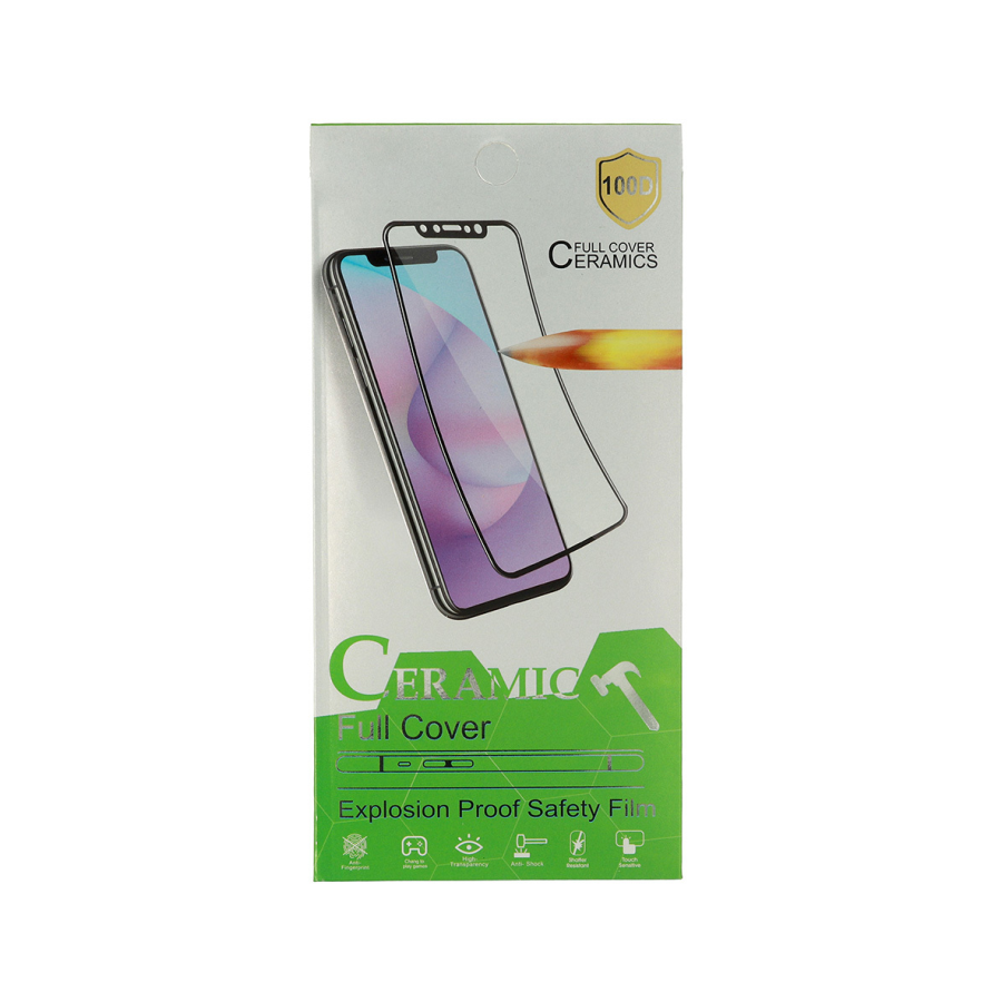 KALJENO STAKLO HARD CERAMIC ZA IPHONE 11 PRO MAX / XS MAX CRNI