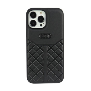 ORIGINALNA TORBICA AUDI HARDCASE PRAVA KOŽA AU-TPUPCIP13P-Q8/D1-BK ZA IPHONE 13/ 13 PRO CRNA