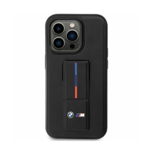 ORIGINALNA FUTROLA BMW GRIP HOT STAMP HARDCASE BMHCP14M22GSLK ZA IPHONE 14 PLUS CRNA