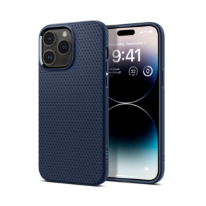 FUTROLA SPIGEN LIQUID AIR ACS06563 ZA IPHONE 15 PRO MAX - TAMNOPLAVA