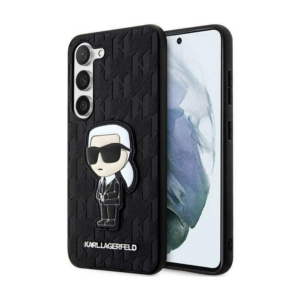 ORIGINALNA TORBICA KARL LAGERFELD SAFFIANO MONOGRAM IKONIK KLHCS23SSAKLHKPK ZA SAMSUNG GALAXY S23 CRNA