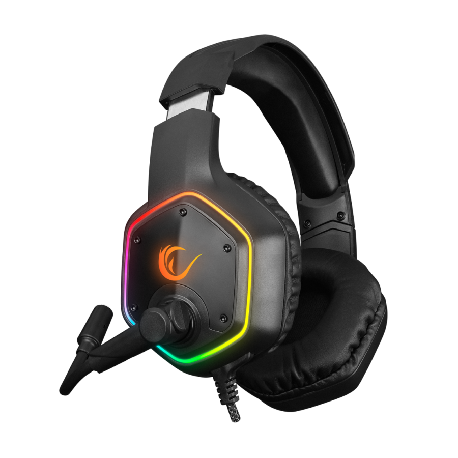 Slušalice sa mikrofonom gaming RAMPAGE RM-K33 X-TRACER, USB, 7.1 Surround, RGB PC/ PS4