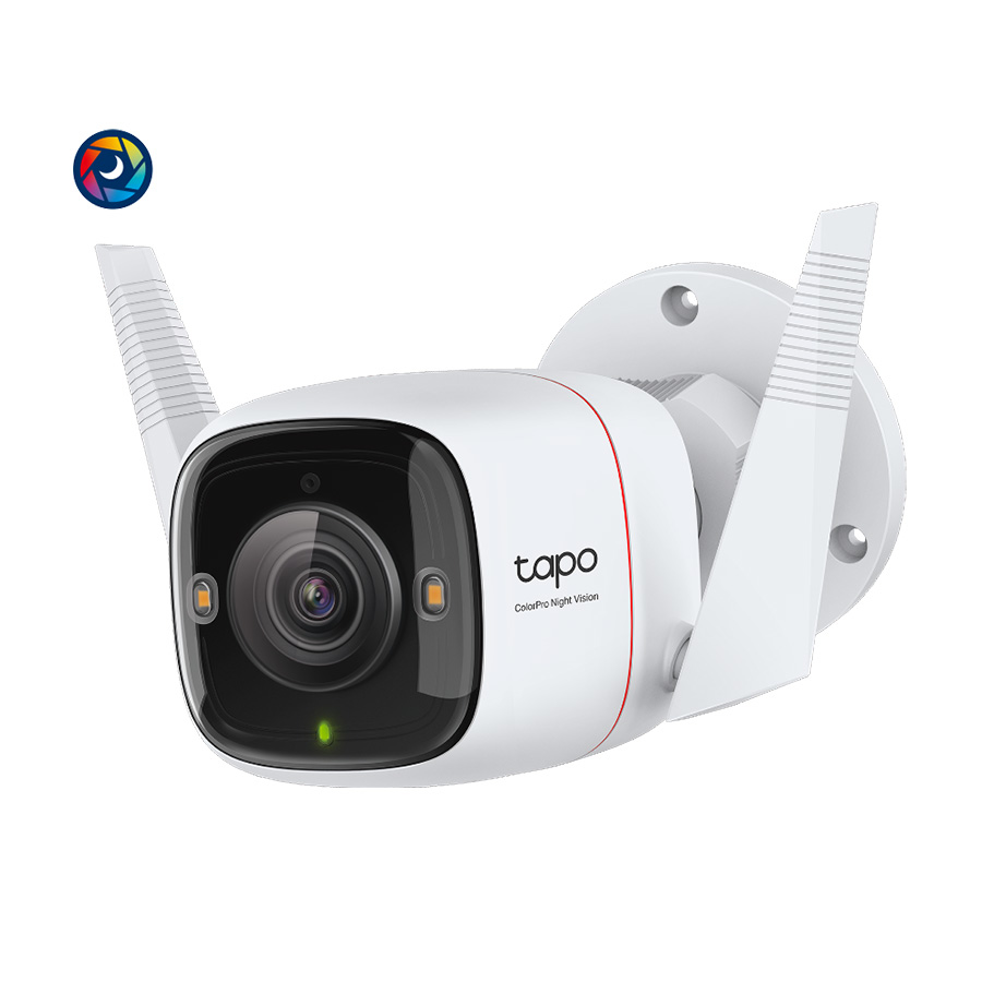 TP-Link Tapo C325WB vanjska sigurnosna Wi-Fi kamera, 2K QHD (2688x1520), F1.0, 2,4 GHz, 2T2R, 2 × vanjske antene, 1 × Ethernet port, TAPO-C325WB