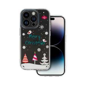 ZAŠTITNA MASKA CHRISTMAS CASE ZA IPHONE 12 DESIGN 4 CLEAR