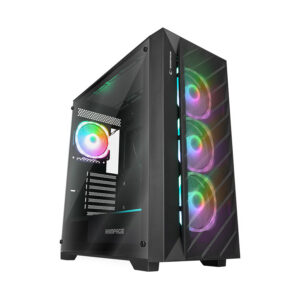 Kućište gaming RAMPAGE PRIME Mesh Tempered Glass 4*ARGB Fan Hub E-ATX, 37919
