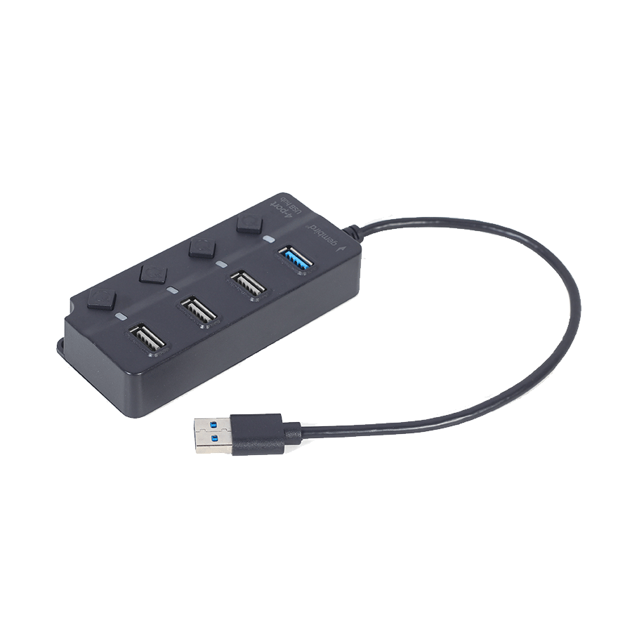 USB HUB 4-port 1 x USB 3.1 + 3 x USB 2.0 GEMBIRD UHB-U3P1U2P3P-01