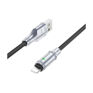 USB kabal BOROFONE BU40 Advantage charging data cable 1,2m, 2,4A iPhone/lightning black