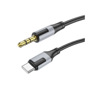 USB audio konverter BOROFONE BL19 Creator digital audio conversion cable Type-C to 3,5mm AUX black