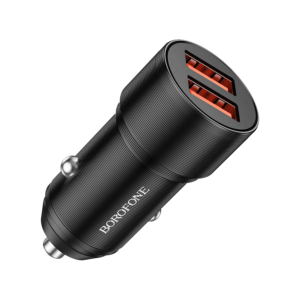 Auto Punjač USB BOROFONE BZ19B Wisdom 36W dual port QC3.0 2xUSB car black