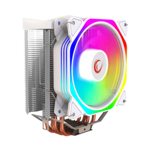 CPU hladnjak RAMPAGE OCTAGON C50 White 57CFM 1800RPM 12cm ARGB AM5/LGA1700 Compatible Air Cooled CPU Fan