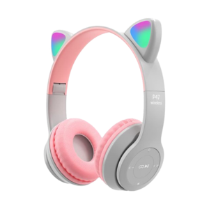 Slušalice za djecu bluetooth cat P47M white+pink