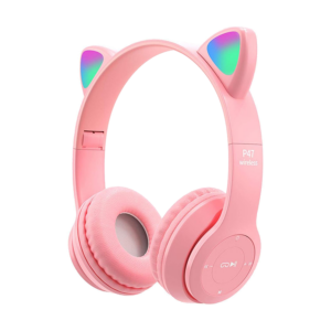 Slušalice za djecu bluetooth cat P47M pink