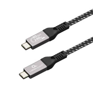 USB USB4 Gen 3x2 kabl 240W, 40 Gbps Type-C to Type-C  Power Delivery (PD) charging & data cable, 1.5 m GEMBIRD CCBP-USB4-CMCM240-1.5M
