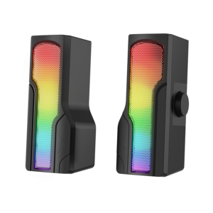 Zvučnici 2.0 gaming RAMPAGE Arty X13 Bluetooth 3W*2 Multimedia Usb 5V 45dB Gaming Player Speaker with RGB Light, 38929