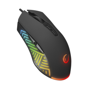 Miš gaming RAMPAGE SMX-G68 SPEAR Full RGB 7200DPI Black 7D Macro Gaming Mouse, 34870