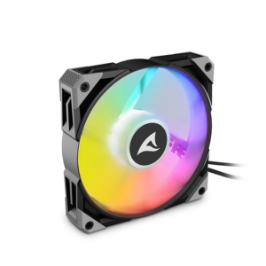 Ventilator Sharkoon Rebel F50 PWM ARGB Black, 120mm