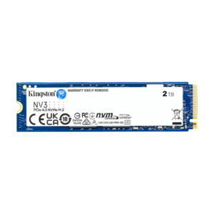 Kingston SSD SNV3S/2000G 2TB NV3 NVMe PCIe Gen 4.0 Up to 6,000MB/s read, 5,000MB/s write