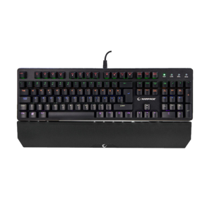 Tastatura gaming RAMPAGE KB-R91 Black USB Rainbow Backlight Water Proof BiH Layout Optical Switch, 32066