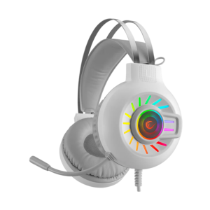 Slušalice sa mikrofonom gaming  RAMPAGE RM-K44 ZENGIBAR White 7.1 Surround RGB Light Effect, 36094