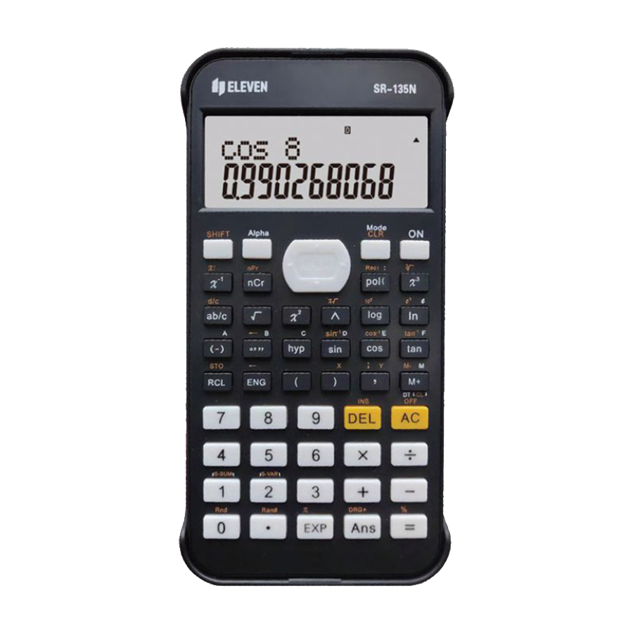 Kalkulator ELEVEN SR-135N,TRIG.FUNKCIJE