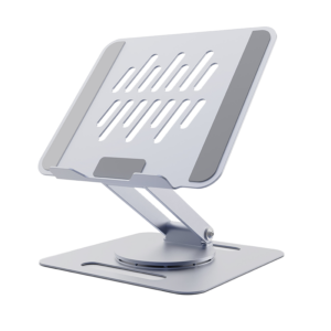 Postolje za notebook riser stand preklopivi rotirajuci, silver GEMBIRD, NBS-DR1-01