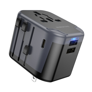 Univerzalni strujni adapter i USB punjač BOROFONE BAC12 Leader 3-port(1C2A), European EU/British UK/US US/Australian AUS