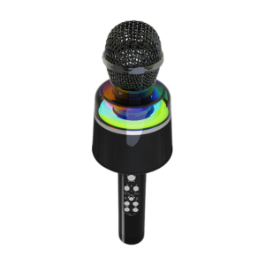 Mikrofon karaoke wireless bluetooth sa zvučnikom, black, GEMBIRD MICBT-01-BK