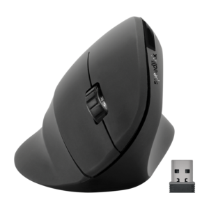 Miš SPEEDLINK PIAVO Ergonomic Vertical Mouse - Wireless, rubber-black, SL-630019-RRBK