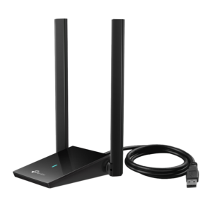 TP-Link ARCHER-TX20U-PLUS AX1800 High Gain Dual Band Wi-Fi 6 USB Adapter, 1201 Mbps at 5 GHz + 574 Mbps at 2.4 GHz, 2× High Gain External Antennas ( A