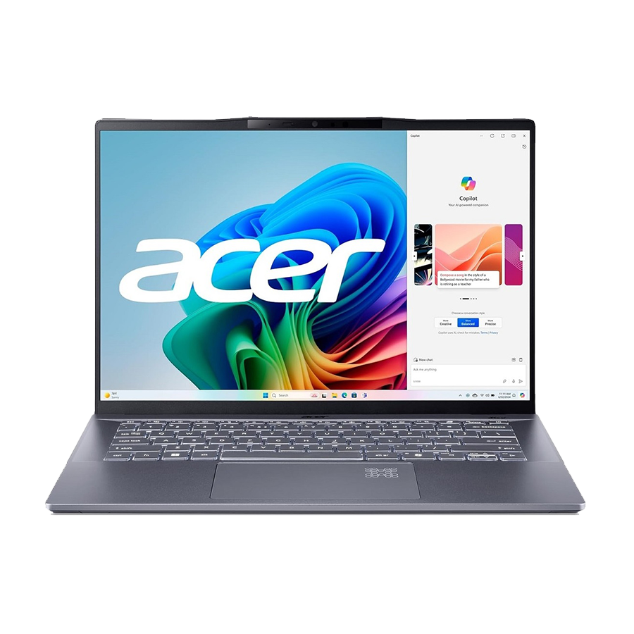 Acer Swift Go SFG14-01-X8BW NX.KYXEX.00A 14.5" WUXGA 120Hz IPS AG Snapdragon X1P-42-100/16GB/1TB SSD/WIN 11/2Y/siva
