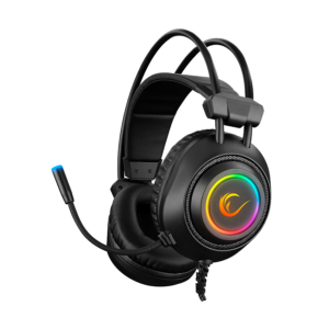 Slušalice sa mikrofonom gaming RAMPAGE RM-K19 RAGING PLUS Black USB 7.1 Version RGB Led Gaming Headset with Microphone, 32915
