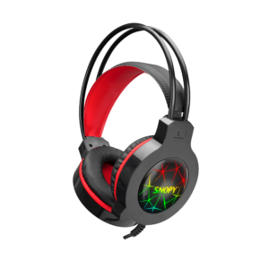 Slušalice sa mikrofonom gaming Snopy SN-GX7 CRAZY Black USB Led Microphone Headset, 31380