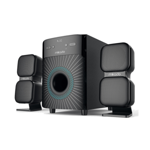 Zvučnici 2.1 gaming Mikado MD-360BT 2 1 38W BT/AUX/USB/FM/LED Display Multimedia Speaker, 36904