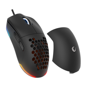 Miš gaming RAMPAGE BLINK Black 7 Macro Keys RGB 12800 DPI, 40072